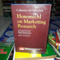 Collection for executive : Honomichl on Marketing Research