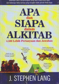 Apa dan Siapa Dalam Alkitab