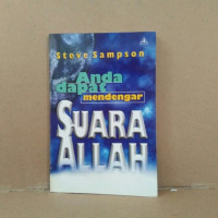 Anda Dapat Mendengar Suara Allah