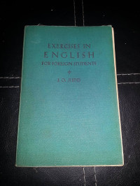 Image of EXERCISES IN ENGLISH FOR FOREIGN STUDENTS
