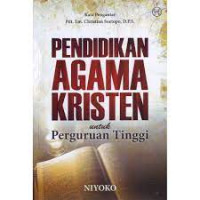 PENDIDIKAN AGAMA KRISTEN UNTUK PERGURUAN TINGGI