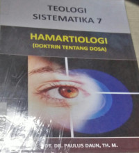 HAMARTIOLOGI (DOKTRIN TENTANG DOSA)