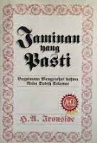 Jaminan Yang Pasti