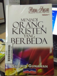 MENJADI ORANG KRISTEN YANG BERBEDA