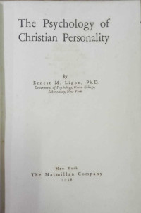The Psychology Of Christian Personality