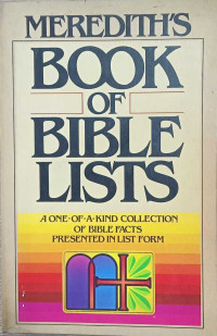 Meredith's Book of Bible Lists