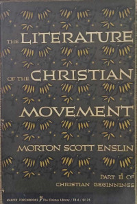 The Literature Of The Christian Movement
