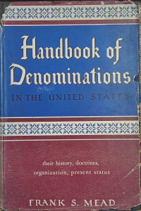 Handbook Of Denominations In The United States