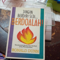 JANGAN BERDIRI SAJA...BERDOALAH 
Temukanlah kuasa doa syafaat yang menakjubkan