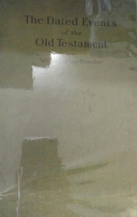 The Dated Events of the Old Testament