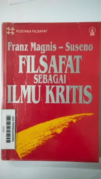 Filsafat sebagai Ilmu Kritis