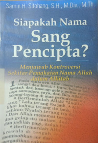 Siapakah Nama Sang Pencipta?