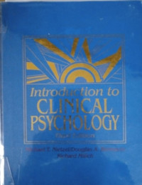 Introducation to clinical psychology