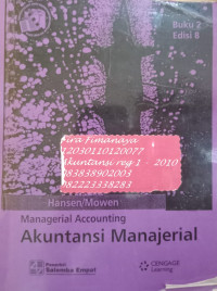 Managerial Accounting Akuntansi Manajerial