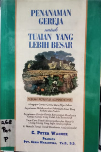 Penanaman Gereja Untuk Tuaian Yang Lebih Besar