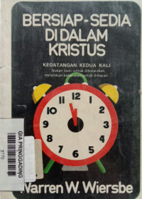 Bersiap-Sedia Di Dalam Kristus