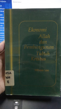 Ekonomi Allah dan Pembangunan Tubuh Kristus