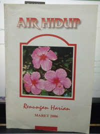 Air Hidup (Renungan Harian)