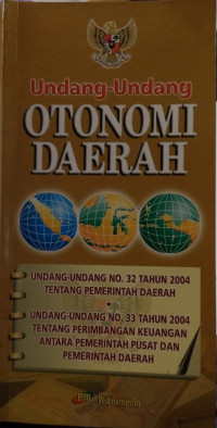 Undang - Undang Otonomi Daerah