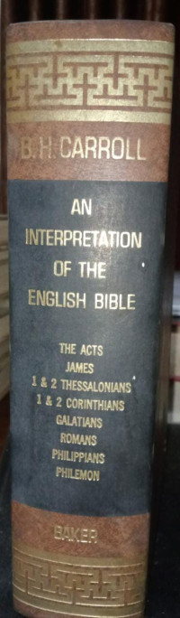 An Interpretation Of The English Bible
