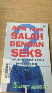 APA SALAH DENGAN SEKS