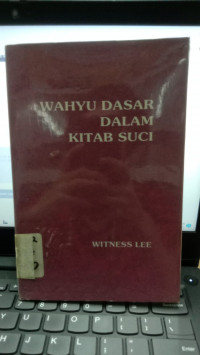 Wahyu Dasar dalam Kitab Suci